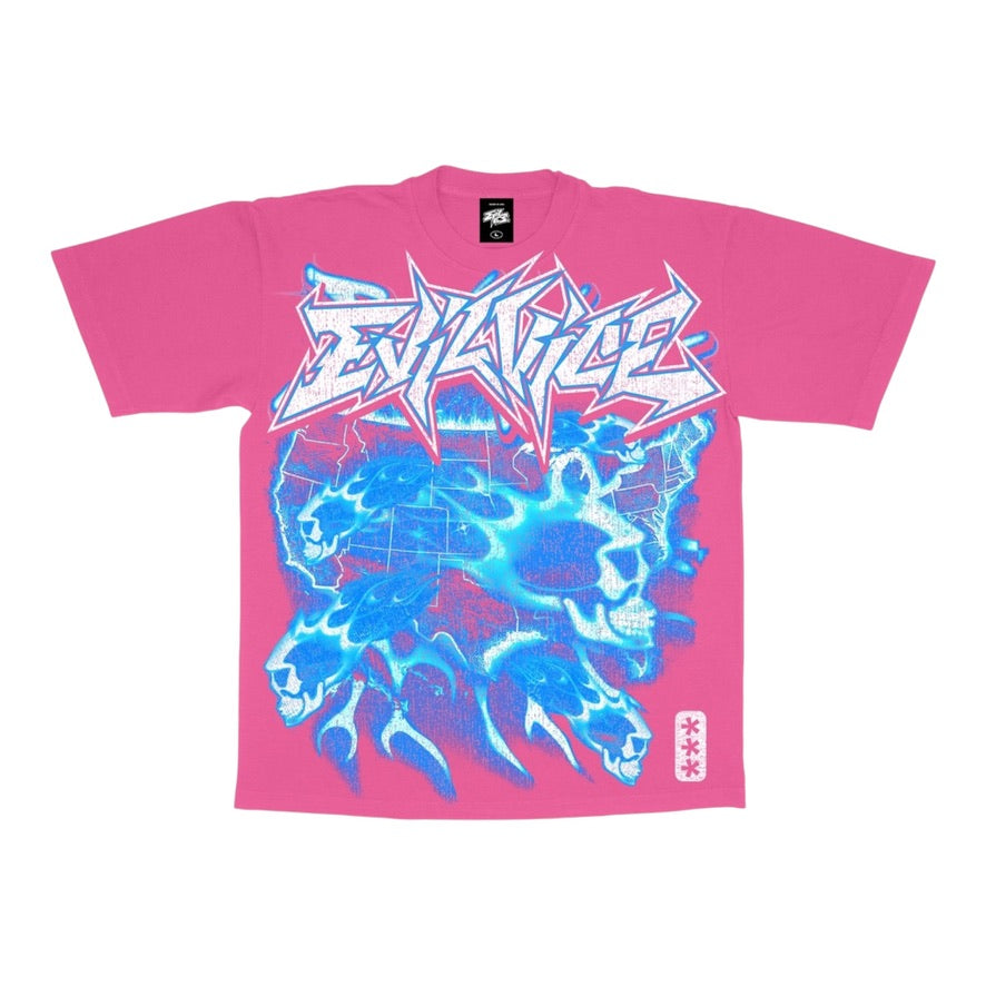 EVIL VICE: Country Flame SS Tee 30